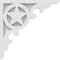 Ekena Millwork Austin Architectural Grade PVC Corbel, 1 7/8"W X 16"D X 16"H CORP01X16X16AU - alternate 4